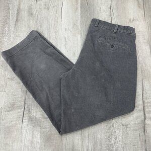 Brooks Brothers Corduroy Pants Mens Size 38x30 Gray Regular Business Office